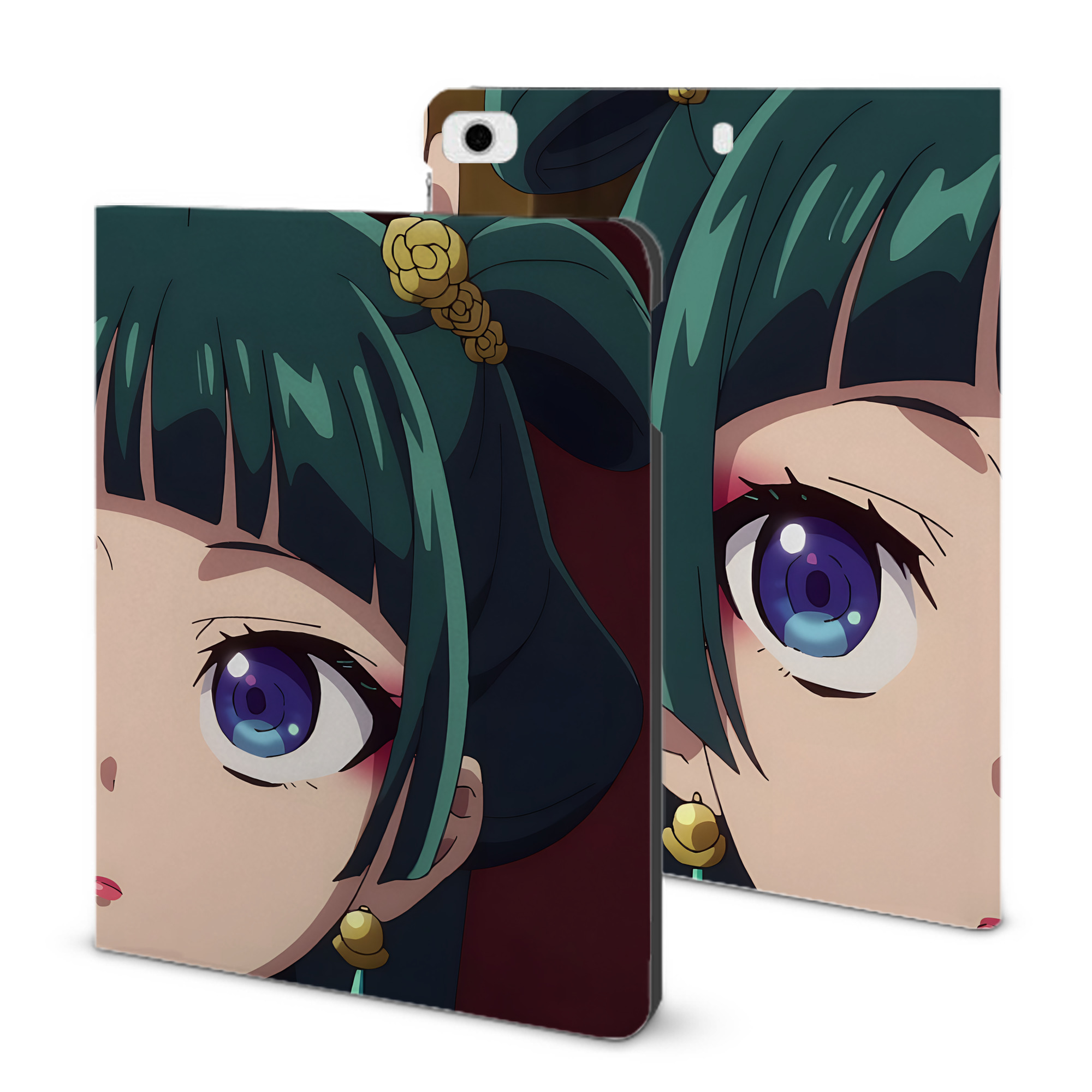（画像用） 薬屋のひとりごと The Apothecary Diaries IPad ケース ブック型 PUレザー TPU 耐衝撃 軽量 薄型 ペン収納なし 全面保護 IPad 各モデル対応